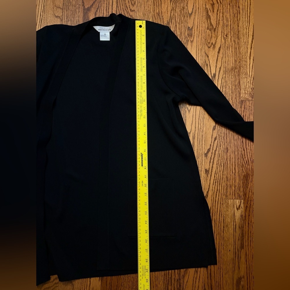 Exclusively Misook Black Open Front Cardigan
Size: Medium - Picture 7 of 8
